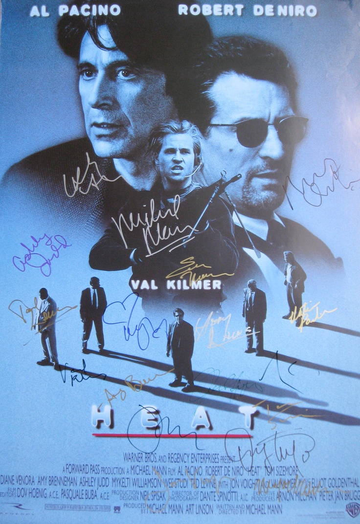 an autographed movie poster for the film