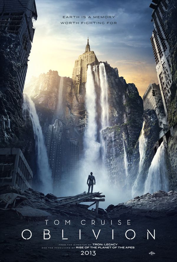 the movie poster for tom cruise's oblivion