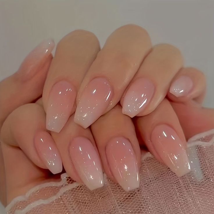 Temu | Explore the Latest Clothing, Beauty, Home, Jewelry & More Pink Nail, Milky Nails, Nagel Tips, Nude Nail Designs, Blush Nails, Shiny Nails, Nagel Inspo, Cat Kuku, Neutral Nails