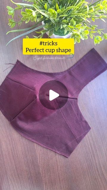 an image of a woman's panties with the words tricks perfect cup shape on it