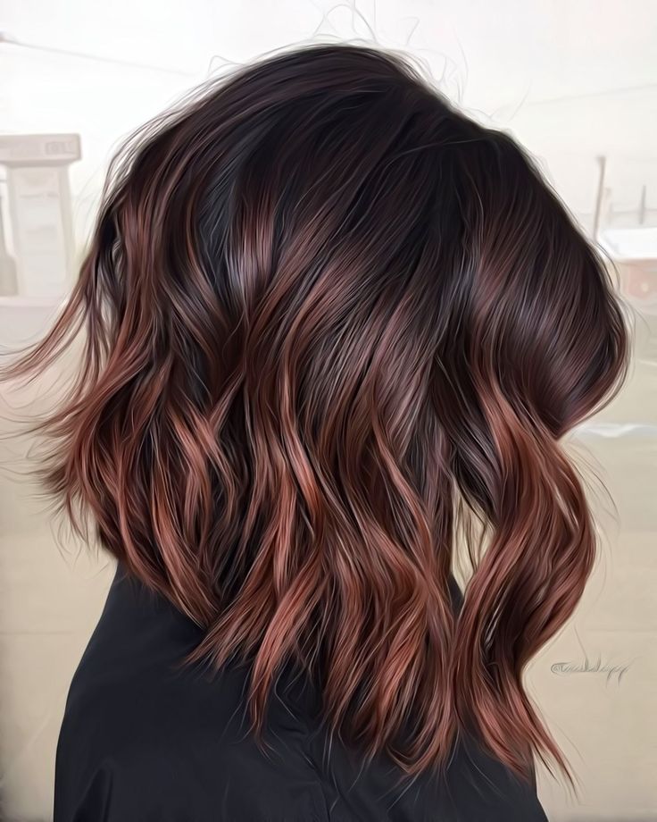 Balayage is the hottest dyeing technique right now. Check the chicest variants of balayage highlights and find out why you should give them a try too! #balayage #highlights #hairdye #haircolor #hairideas #hairstyles Dimensional Highlights, Golden Chocolate, Dark Chocolate Hair, Balayage Lob, Cherry Hair, Chocolate Brown Hair Color, Hair Color Chocolate, Chocolate Brown Hair, Long Bob Haircuts