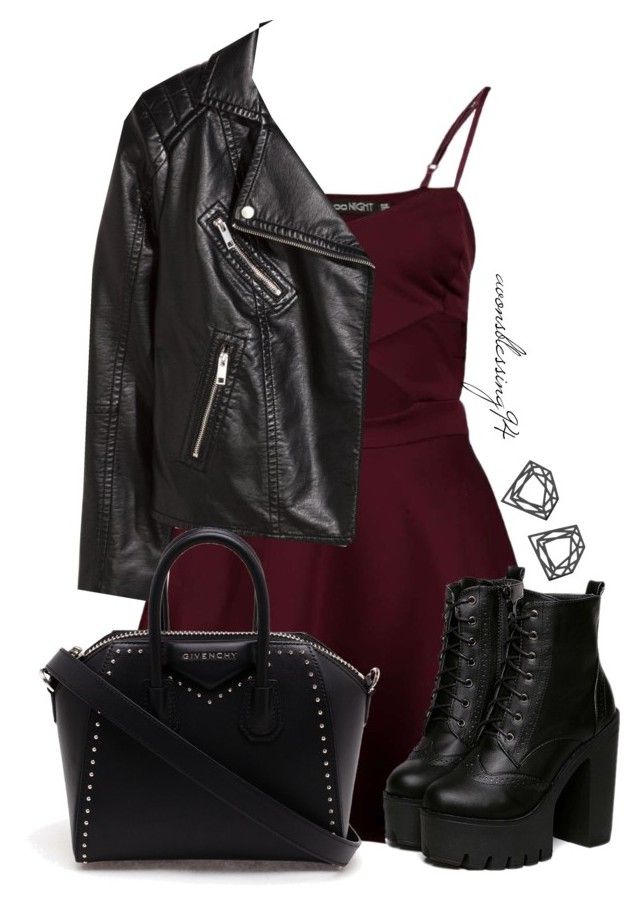 "Rock Chick" by avonsblessing94 ❤ liked on Polyvore featuring Boohoo, H&M, Myia Bonner and Givenchy Classy Punk Outfits For Women, Rock Style Outfits For Women, Rock Chick Outfits, Elegant Rocker Outfit, Rock And Roll Aesthetic Outfit, Rock Outfits For Women, 80s Rock Fashion Women, Rock Outfit Ideas, 80s Rocker Chick Outfit