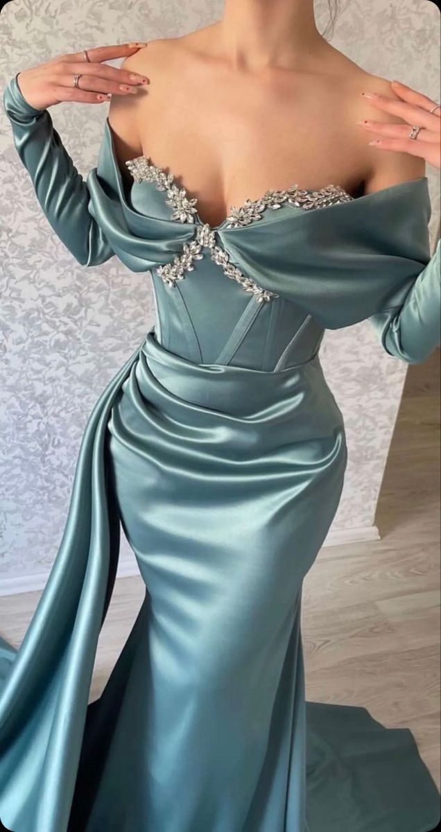 Black Prom Dresses, Prom Dresses Black, Soiree Dress, Long Sleeve Evening Dresses, Red Prom, فستان سهرة, Satin Prom Dress, Dresses Red, Glam Dresses