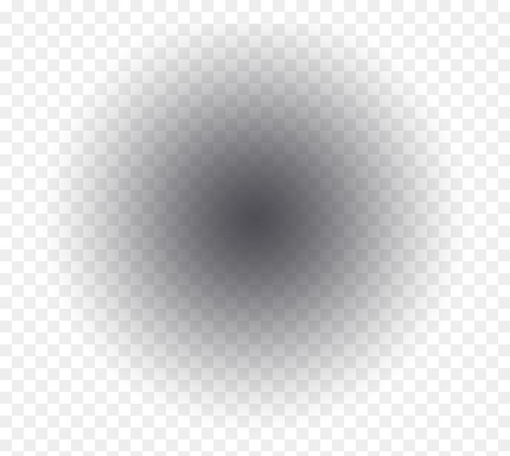 an image of a black and white circular object on a transparent background, with only one light