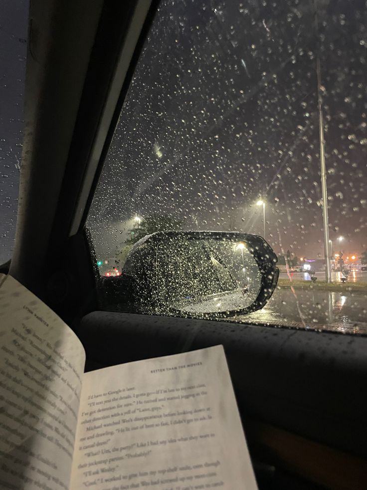 rainy day and reading aesthetic books Sleep, In The Rain, The Rain