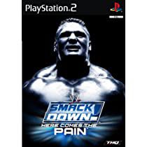 the cover art for wwe's smack down video game, which is being played on playstation