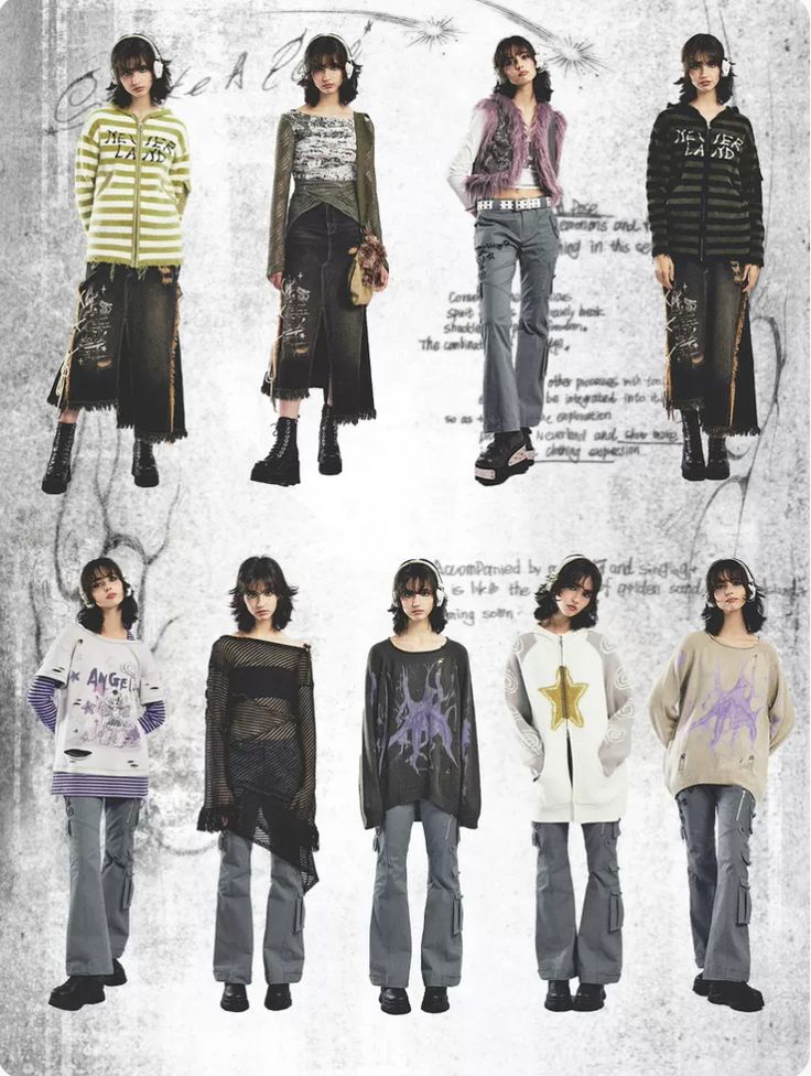 Aquarius Outfits, Japanese 90s, 90s Grunge Outfits, Fit Y2k, Japanese Y2k, Alt Grunge, Grunge Fits, 2000s Japanese Fashion, Y2k Cute