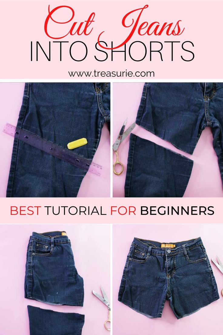 Diy Denim Cutoff Shorts, Couture, Haute Couture, Upcycling, Diy Jeans Shorts Cutoffs, How To Make Bermuda Shorts From Jeans, Making Denim Shorts From Jeans, Making Jeans Into Shorts, Diy Jeans Into Shorts