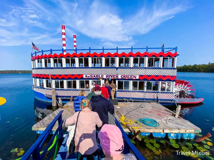 Ausable River Queen - Oscoda Michigan - Top Things To Do and See Canoe Trip, Oscoda Michigan, Koa Camping, Manistee National Forest, River Queen, Mackinaw City, Michigan Vacations, Old Orchard, Michigan Travel