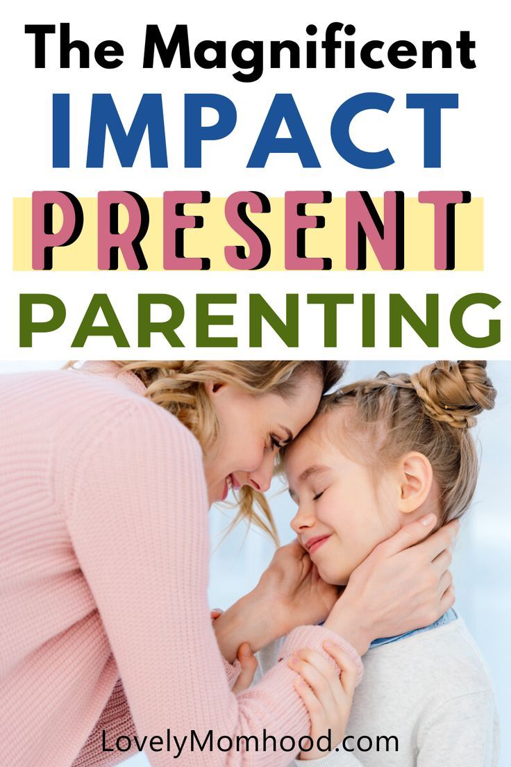 two girls hugging each other with the text, the magnificent impact present parenting