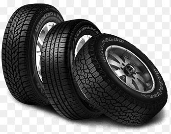 three tires stacked on top of each other in front of a white background png