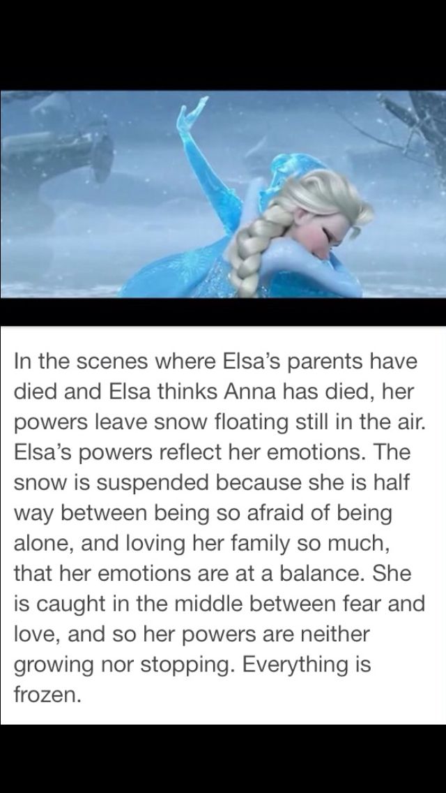 an image of the frozen princess with text
