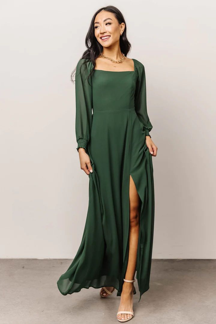 Giselle Maxi Dress | Evergreen | Baltic Born