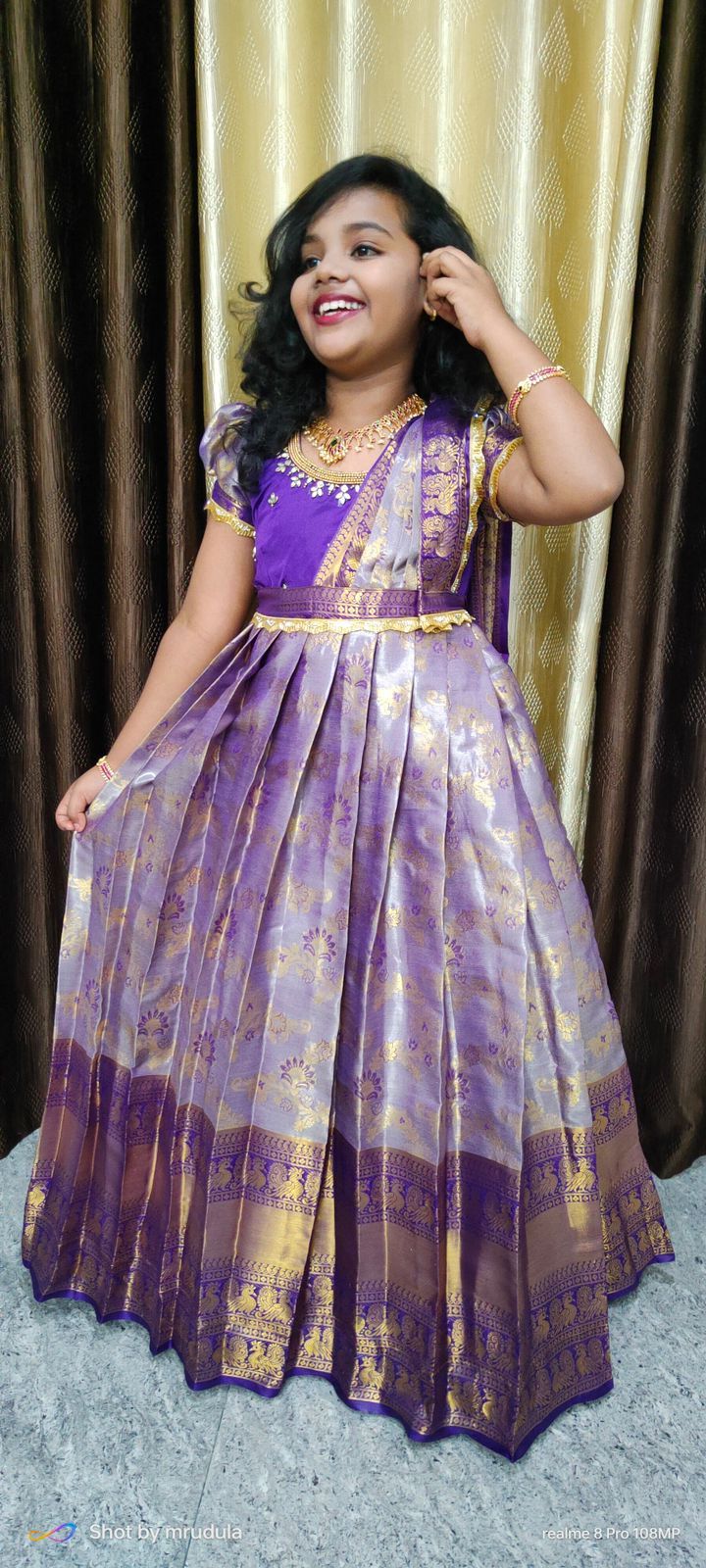 Traditional Frocks For Kids, Pavada Blouse Designs, Kids Pattu Frock Designs, Traditional Dresses For Kids Girl, Pattupavadai Designs For Kids, Kids Pattu Pavadai Designs Latest, Pattu Frocks For Kids, Pattu Lehanga Designs, Lehenga Designs For Kids