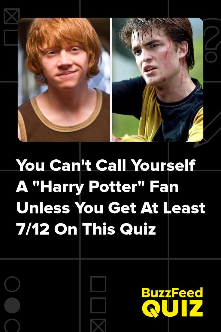 harry potter and ron weasley quiz poster with the words you can't call yourself