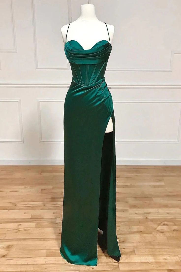 Formal Wedding Guest Dress, Green Evening Dress, Mermaid Sweetheart, Green Mermaid, Corset Dress Prom, فستان سهرة, Green Prom Dress, Prom Dresses Online, Satin Prom Dress