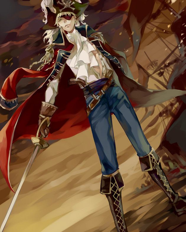 Anime pirate Anime Pirate, Aph England, Hetalia England, Hetalia Characters, Character Inspiration Male, My Fantasy World, Manga Anime One Piece, Axis Powers, Hetalia