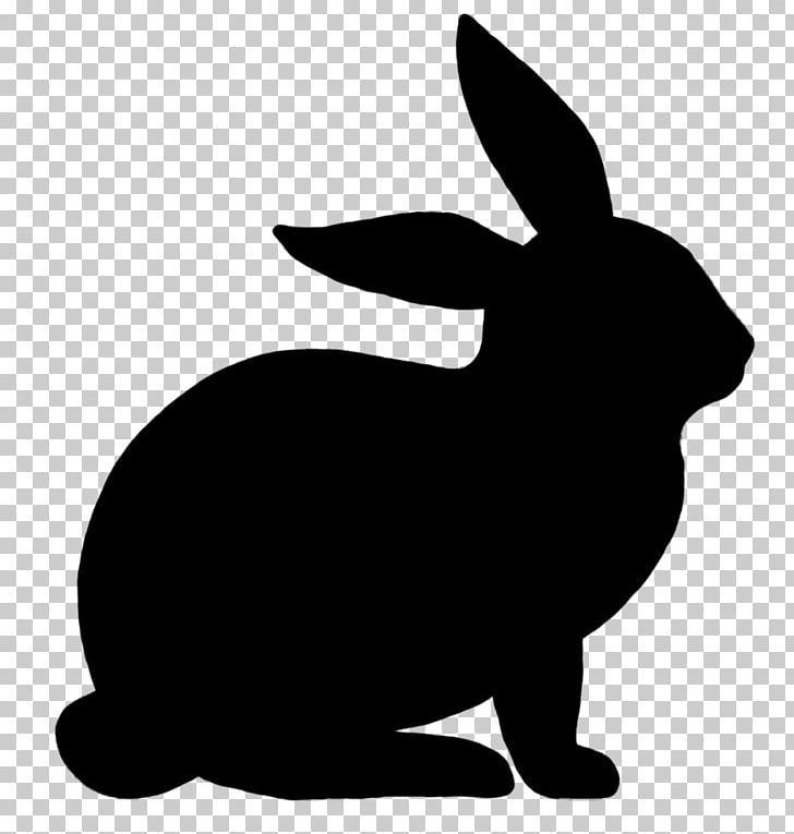 a black silhouette of a rabbit on a transparent background