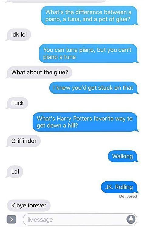 two texts from harry potter are shown in the same language as they appear to be conversational