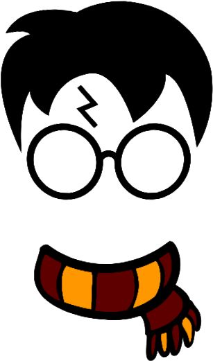 a cartoon character with glasses and a scarf