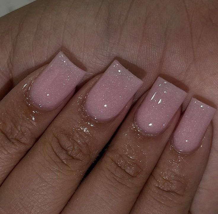 Short Square Brown Acrylic Nails, Shorties Pink Acrylic Nails, Short Square Acrylic Nails Birthday, Cute Baddie Short Acrylic Nails, Short Brown Acrylic Nails Square, Nail Designs Overlay, Pink Shorties Acrylic Nails, Acrylic Nail Square, Professional Acrylic Nails For Work