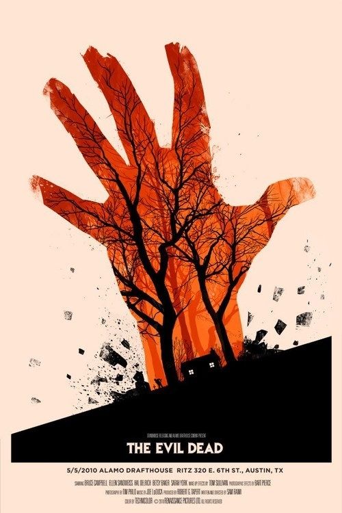 The Evil Dead | Community Post: 18 Reimagined Movie Posters That Are Cooler Than The Originals Olly Moss, Poster Grafico, Mondo Posters, Illustration Design Graphique, Film Horror, Best Movie Posters, Evil Dead, Horror Posters, Movie Posters Design