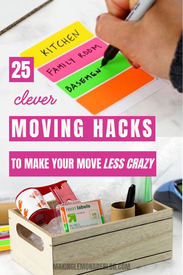 moving hacks to make your move less crazy with these 25 clever tips and tricks