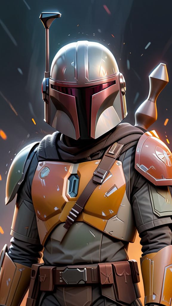 the boba fett character from star wars