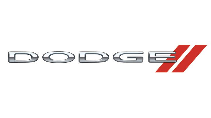 the dodge logo on a white background