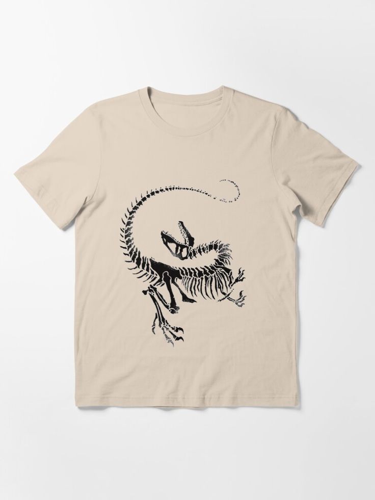 "Velociraptor Skeleton Print" T-shirt for Sale by JJJericho | Redbubble | dinosaur t-shirts - dinosaurs t-shirts - jurassic t-shirts Dinosaur Outfit Aesthetic, Velociraptor Skeleton, Dinosaur Clothes, Dinosaur Graphic Tee, Dinosaur Tshirt, Dinosaur Outfit, Dinosaur Skeleton, Skeleton Print, Dinosaur Shirt
