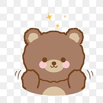 a brown teddy bear sitting down with stars on it's head and eyes closed