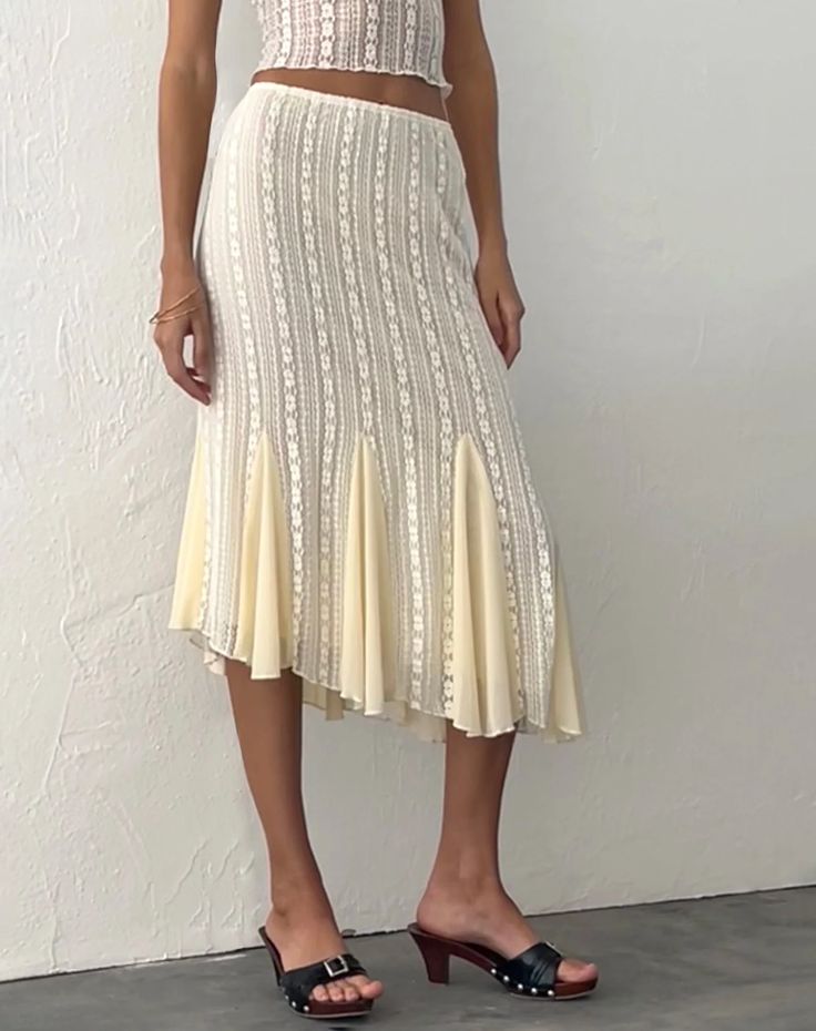 Cream Lace Midi Skirt | Betharia – motelrocks-com-us Lace Midi Skirt, Party Dress Long Sleeve, Bandeau Dress, Party Dress Long, Lace Midi, Body Con Skirt, Cream Lace, Summer Maxi Dress, Blouse Dress