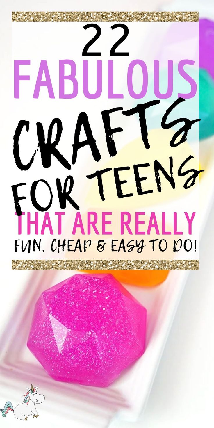 two colorful crafts for teens that are really fun and easy to do with the kids