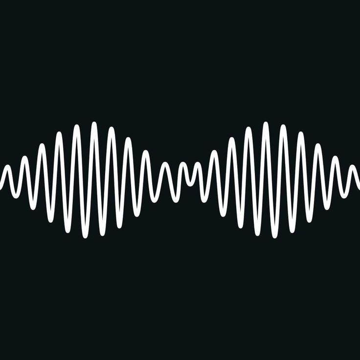 a black and white image of a sound wave