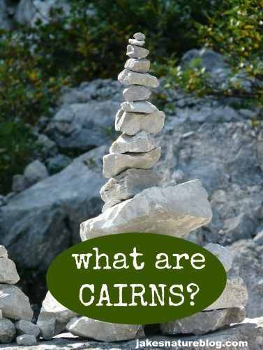 rocks stacked on top of each other with the words what are garns?