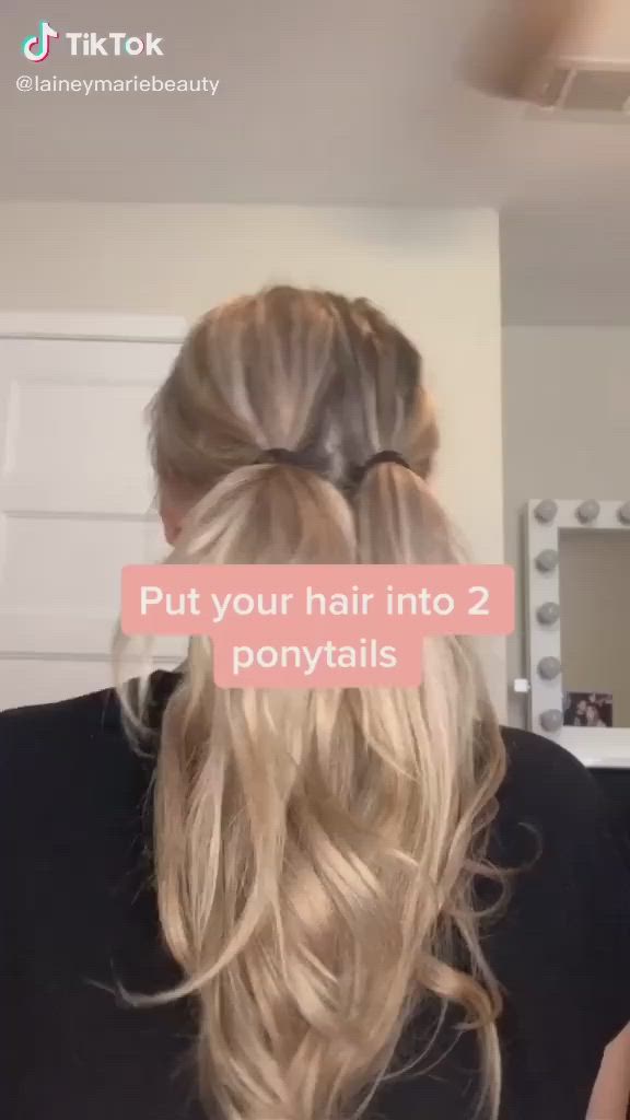 This contains an image of: Easy and quick elegant updo