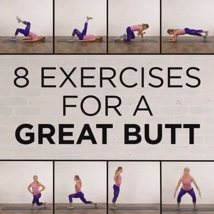 This contains an image of: The Best 6 Exercises for a Firm, Toned, Lifted Butt