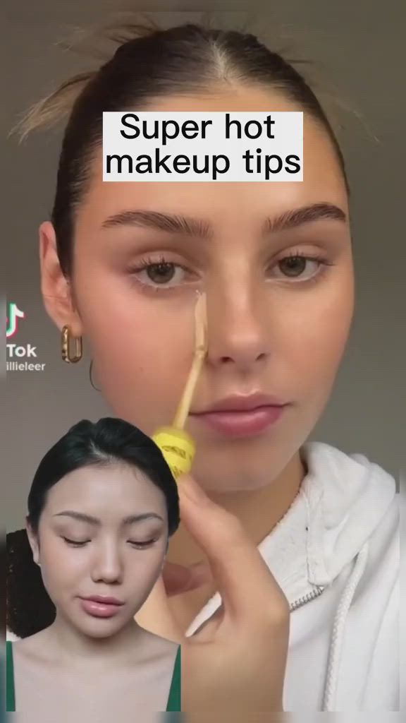 This contains an image of: Super hot Makeup Tips Via Tiktok alisaxu052