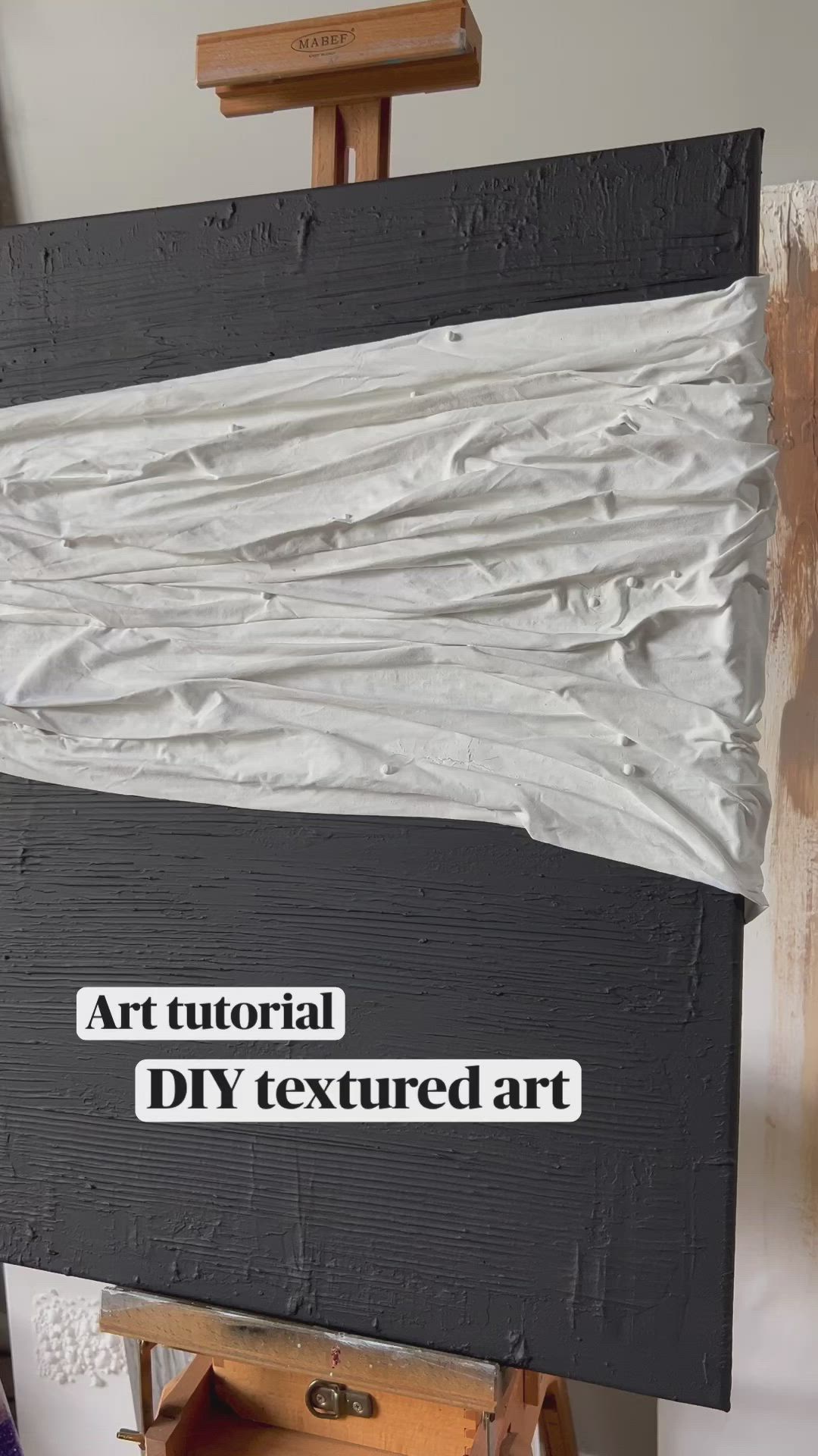 This contains an image of: Art tutorial diy textured art, painting techniques, mixed media art, diy wall art l, diy wall decor