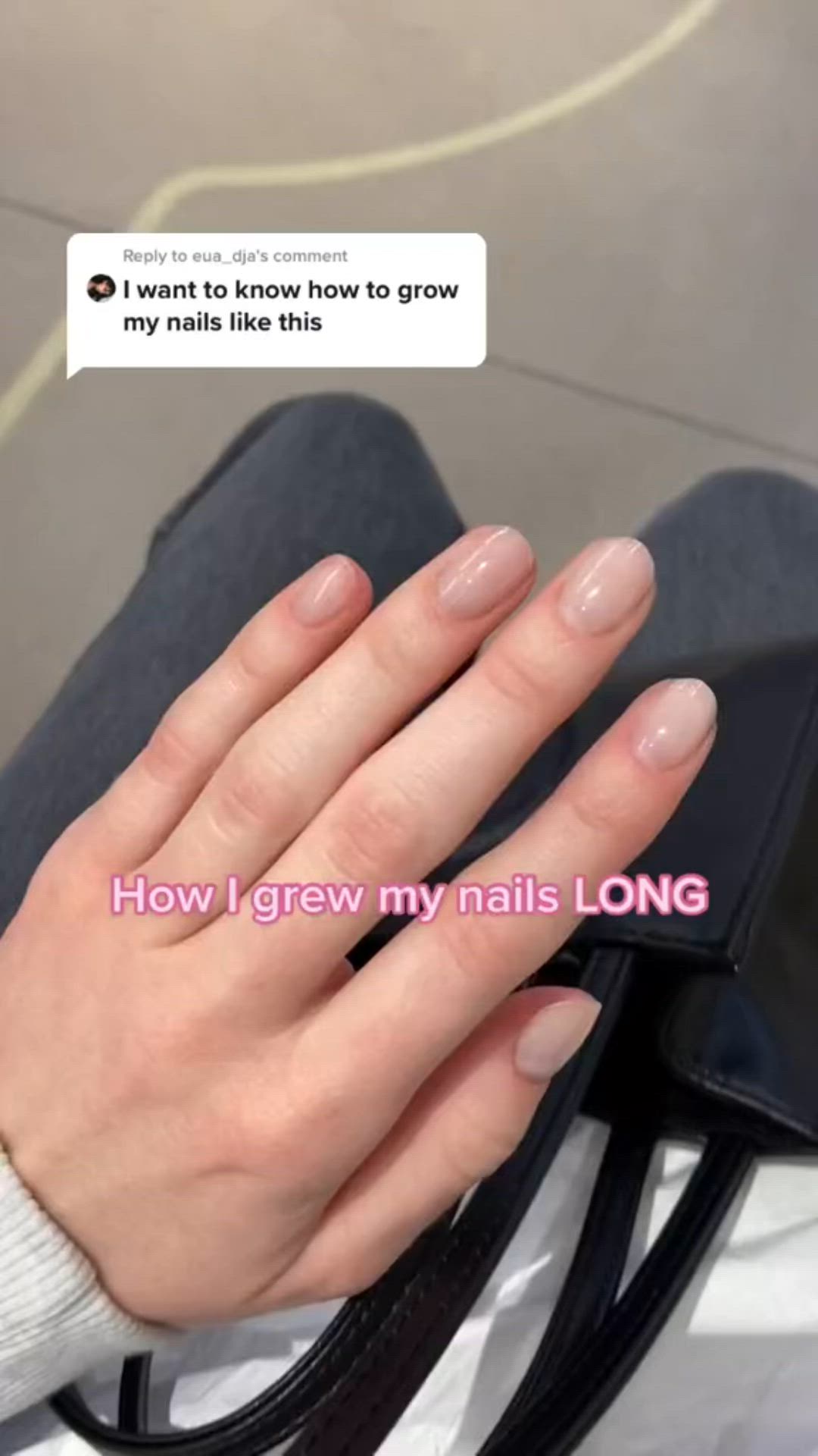 This contains an image of: nail growth tips - nail care tips 😍