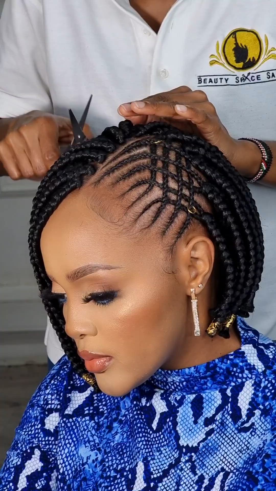 This contains an image of: Hair and Makeup @beautyspaceke (IG)