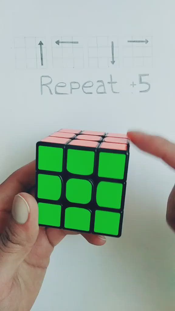 This contains an image of: How to solve a rubik in 20 seconds