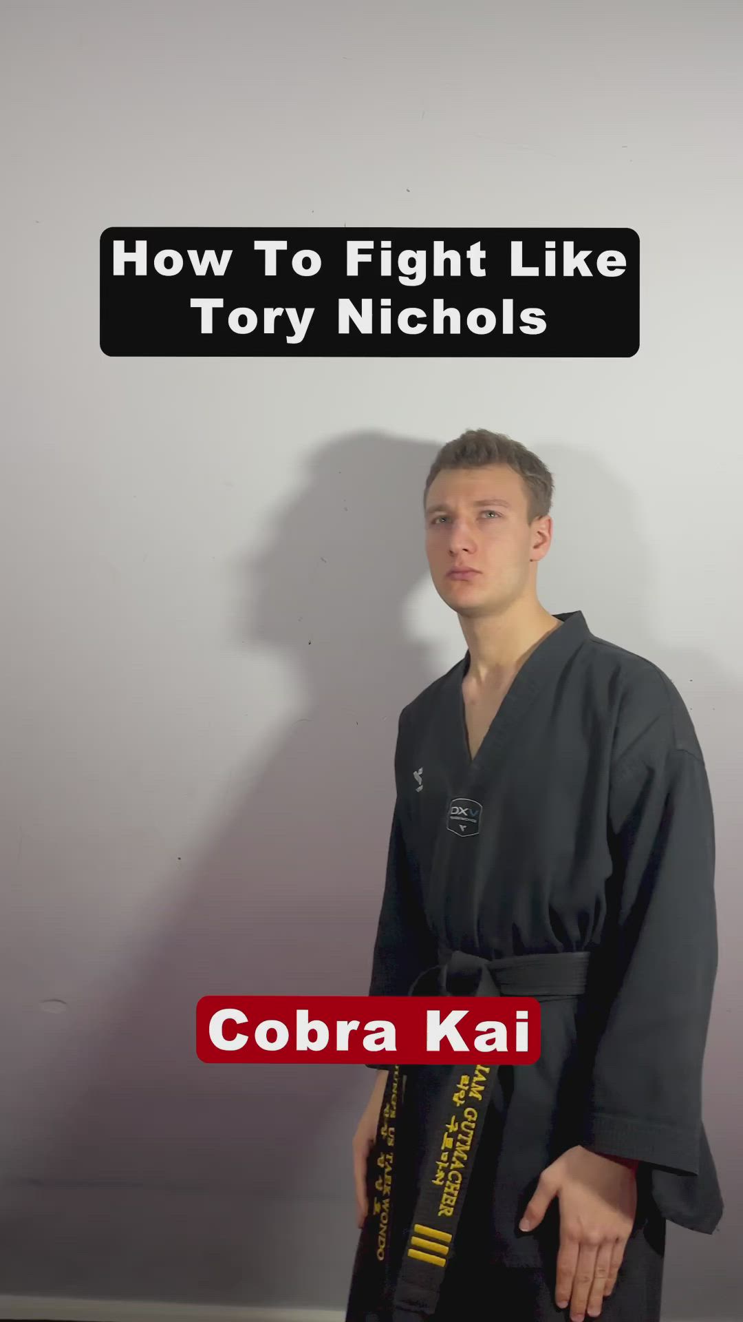 This contains an image of: How To Fight Like Tory Nichols | Cobra Kai