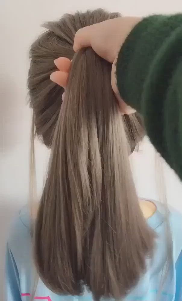 This contains an image of: amazing hairstyle