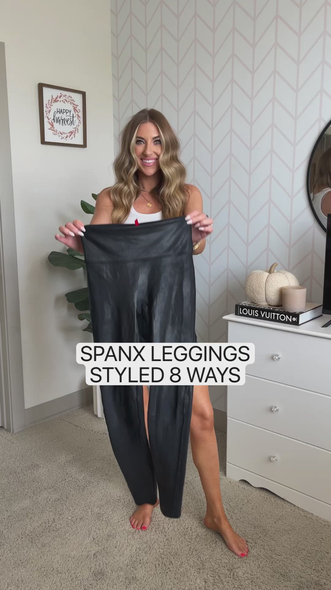 This contains an image of: SPANX LEGGINGS STYLED 8 WAYS