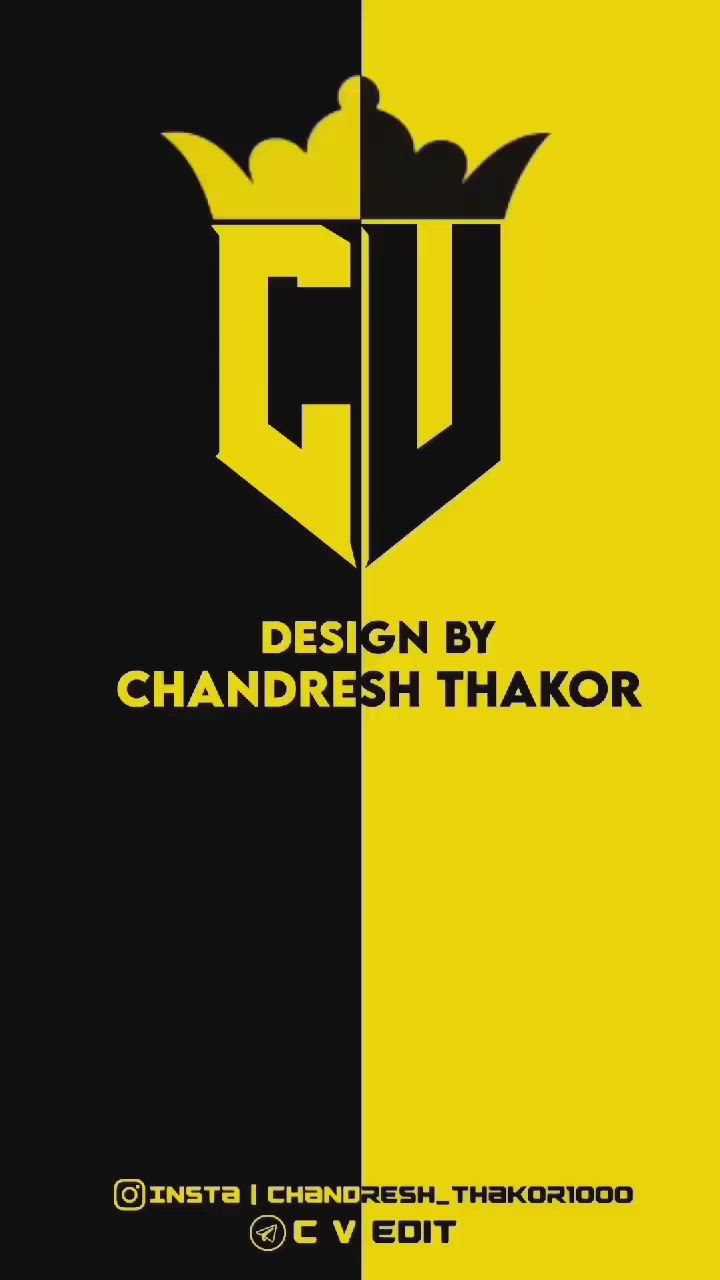 This may contain: an advertisement for the design by chandresh thakor exhibition, with black and yellow background