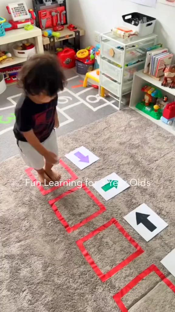This contains an image of: 3 year old learning activity