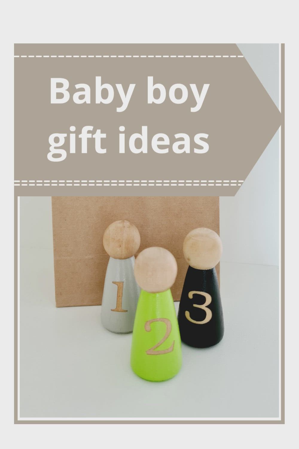 This may contain: baby boy gift ideas for the first year in their life and it's so cute