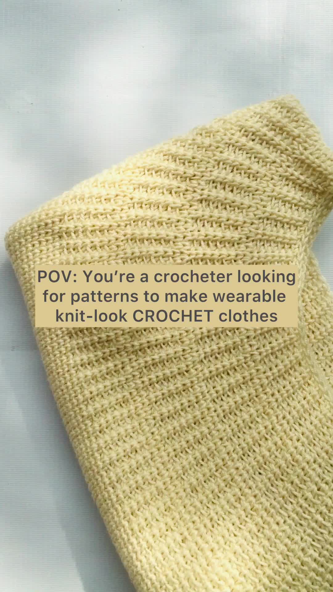 If you like simple yet elegant, classy yet understated knit-look crochet designs, you are in the right place. There are wearables for every season, pullovers, a cardigan, tops, tees, tanks, bralettes, scarves, shorts, a skirt and the prettiest pair of socks!  I offer you a fun time crocheting with unique and inventive construction