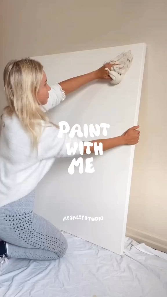 This contains: Paint with me